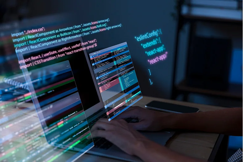 Application source code and digital development workspace