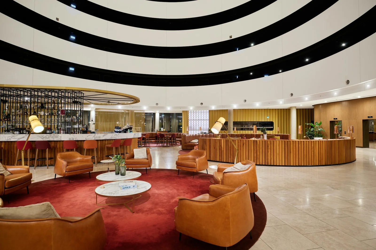 A refined modern hotel interior