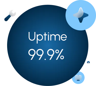 Uptime 99.9%